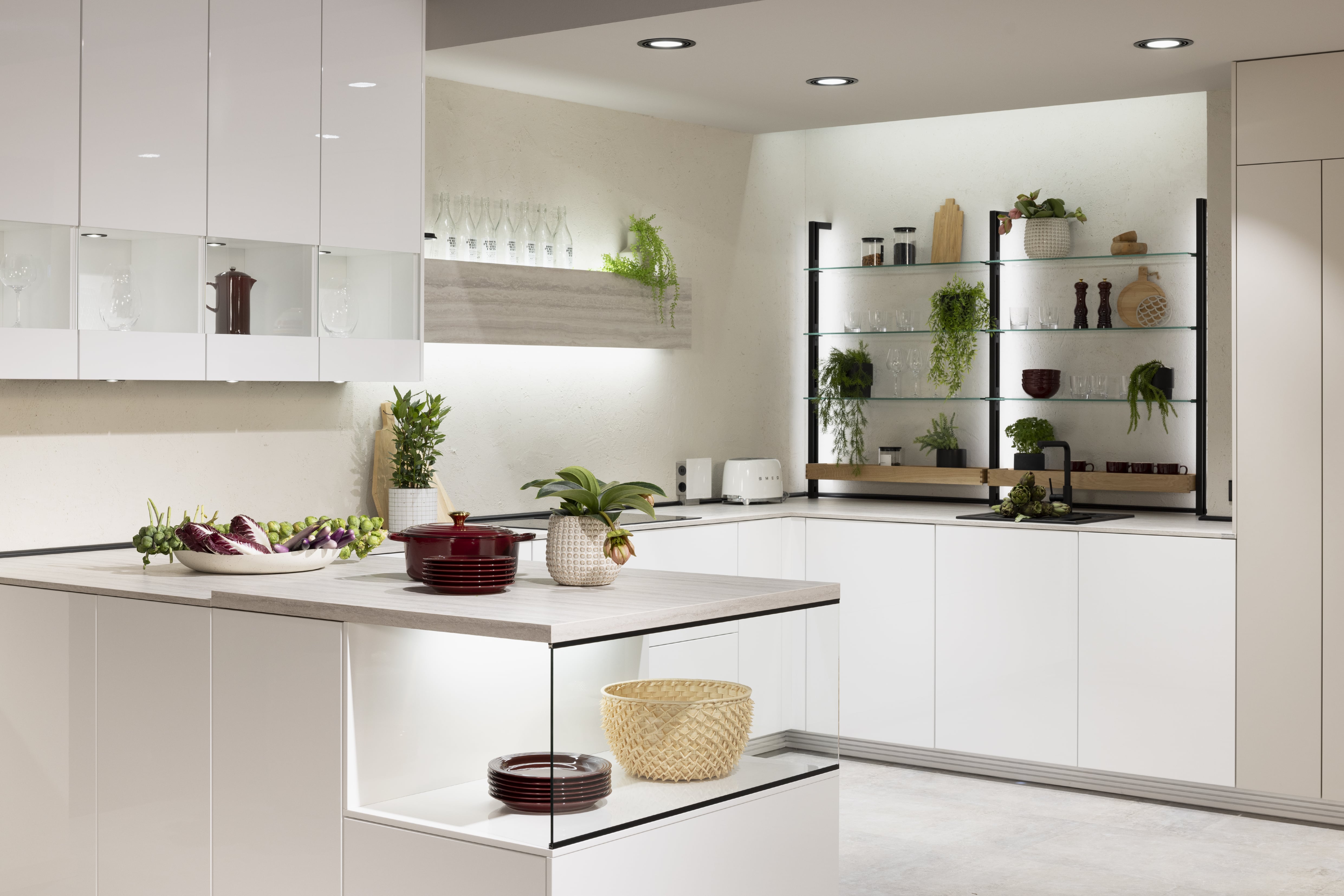 NOBILIA Nova Lux Lack Alpinweiß