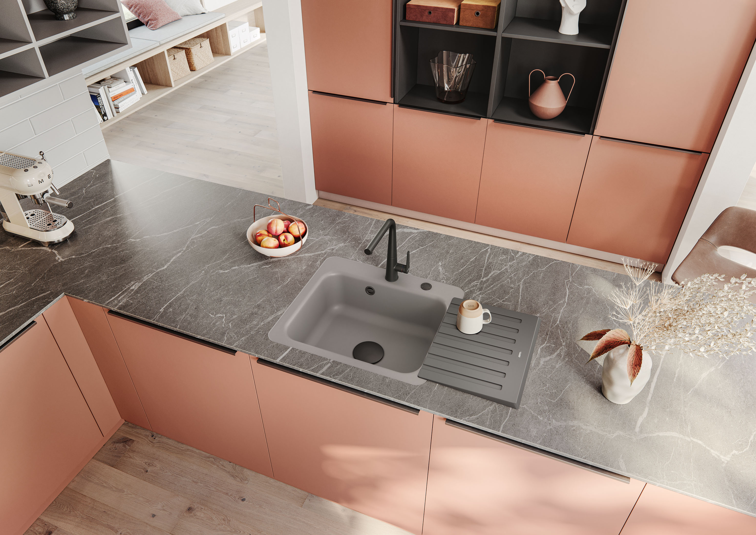 Systemceram Flächenbündige Keramikspülen