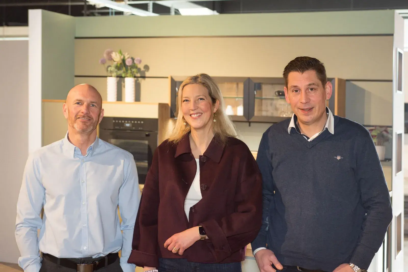 Teambild Verkauf Hartwig Sperle, Rabea Appelt und Timo Stegmann