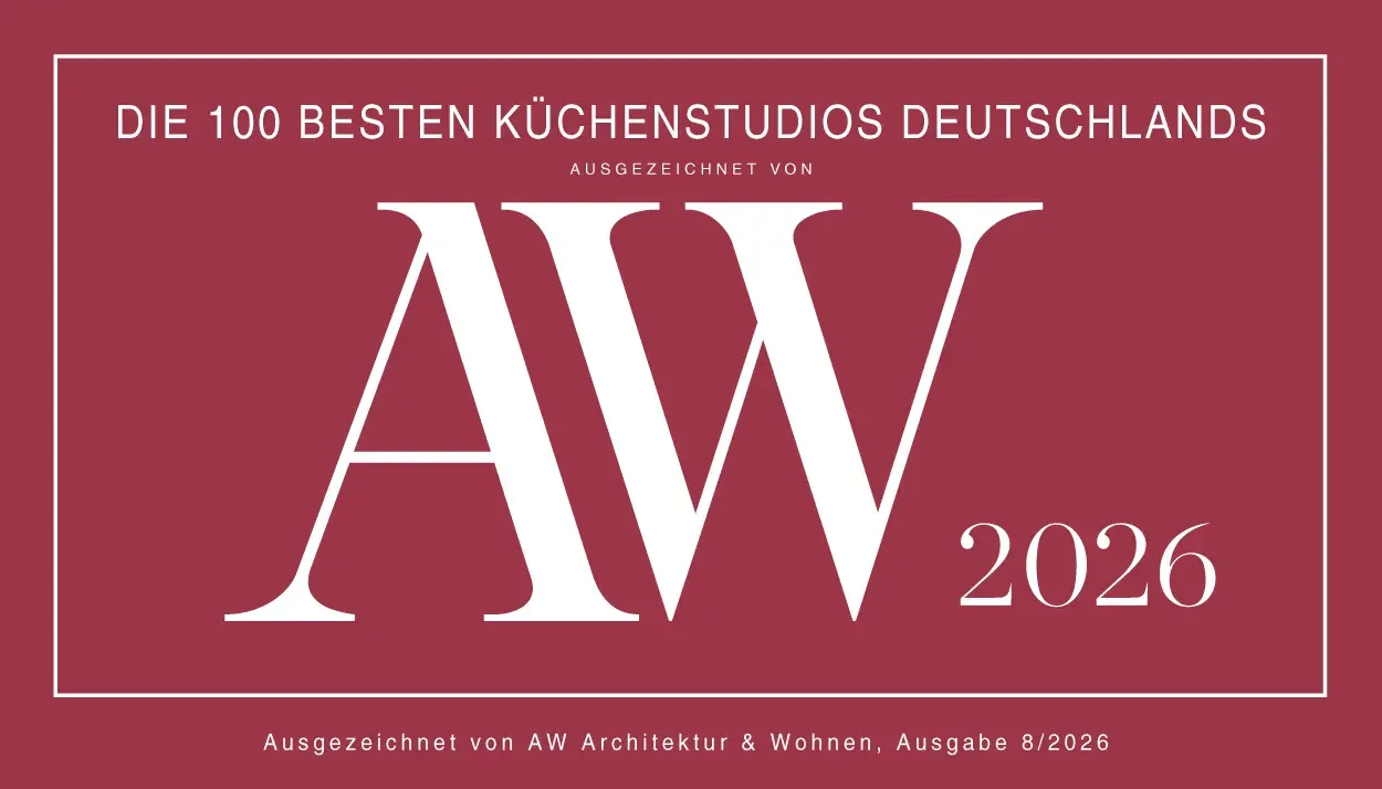 Die 100 besten Küchenstudios Deutschlands, ausgezeichnet von AW Architektur & Wohnen, Ausgabe 8/2026