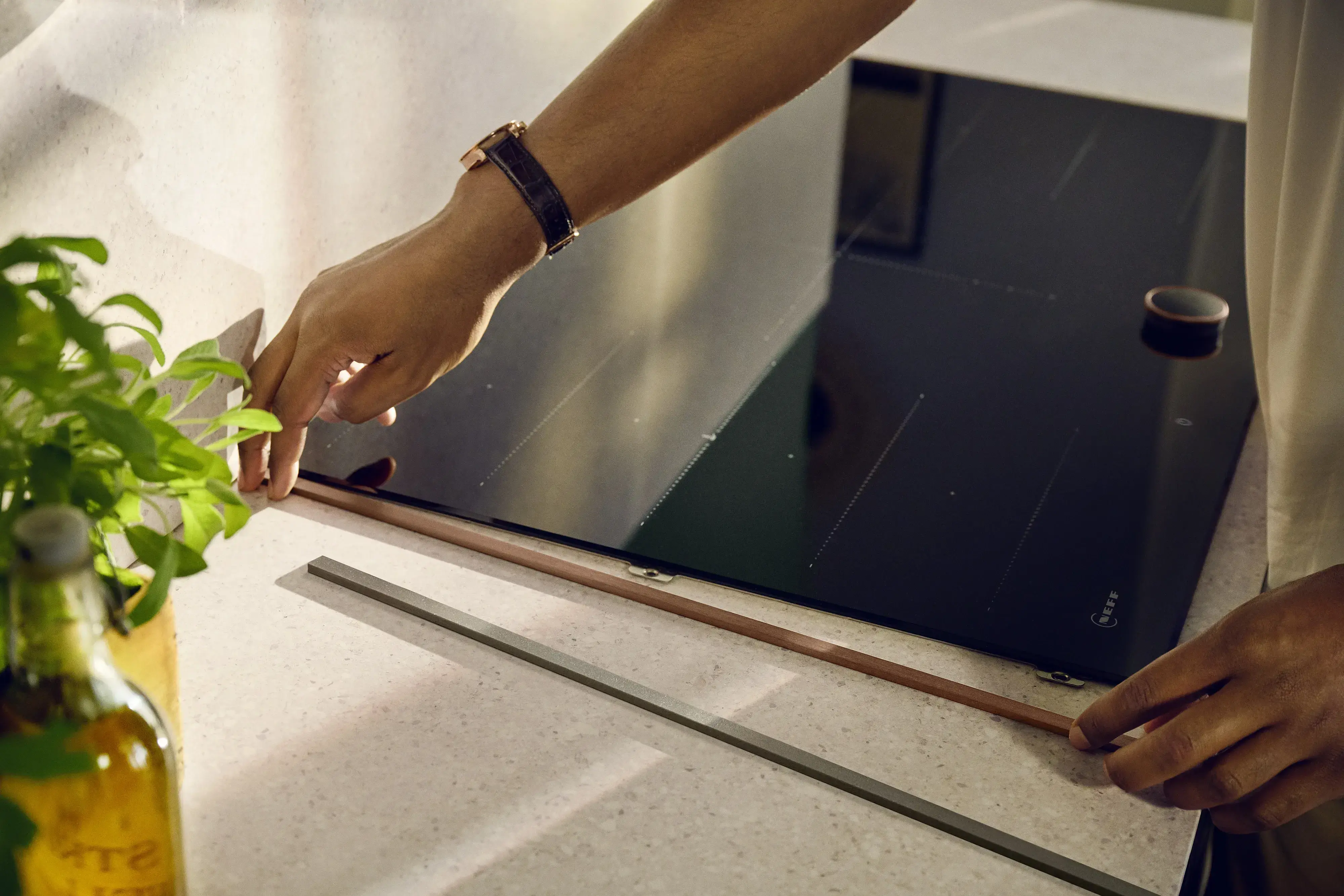 NEFF Collection Flex Design Kochfeld Seitenleisten in verschiedenen Farben einfach auszutauschen